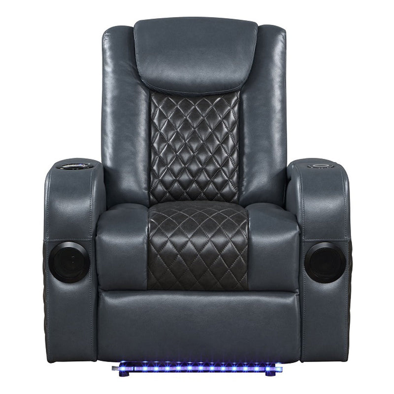 Alair Power Motion Recliner W/Bluetooth, Wireless Charger & Cupholder - LV02459