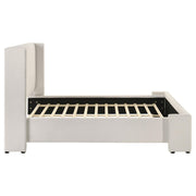 Alamosa Boucle Upholstered Queen Wingback Bed White  - 310078Q