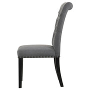 Alana Fabric Upholstered Dining Side Chair Grey (Set of 2) - 115162