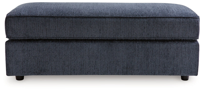Albar Place Cobalt Oversized Accent Ottoman - 9530208