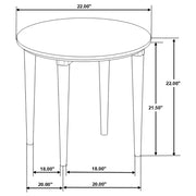 Aldis 2-piece Coffee and End Table Set White - 703718-S2