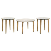 Aldis 3-piece Coffee and End Table Set White - 703718-S3