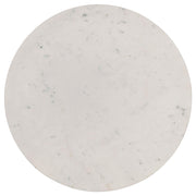 Aldis Round Marble Top Coffee Table White and Natural - 703718