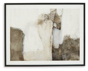 Aldricton Brown/White Wall Art - A8000406
