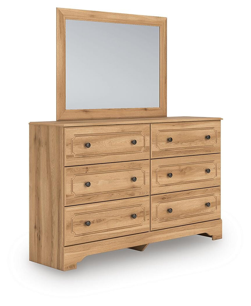 Aleaport Full Panel Bed, Dresser and Mirror - PCB1075B6