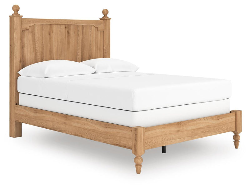 Aleaport Full Panel Bed with Chest and Nightstand in Warm Brown - PKG022637