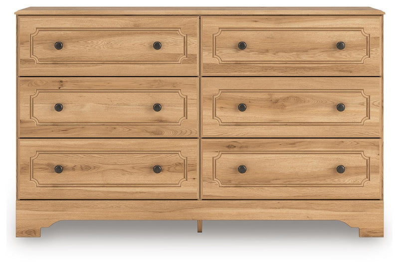 Aleaport King Panel Bed with Dresser and Chest in Warm Brown - PKG022652