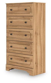 Aleaport King Panel Bed with Dresser and Chest in Warm Brown - PKG022652