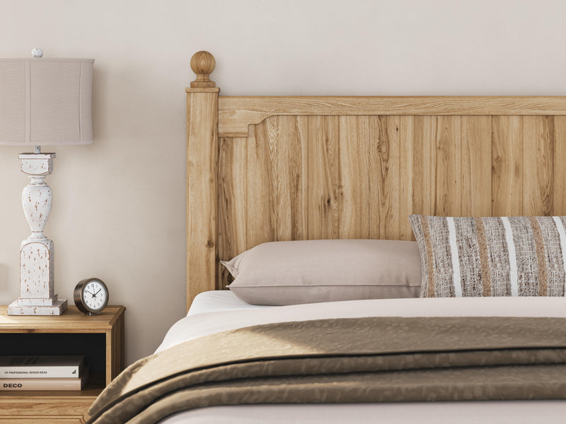 Aleaport King Panel Bed with Dresser in Warm Brown - PKG022657
