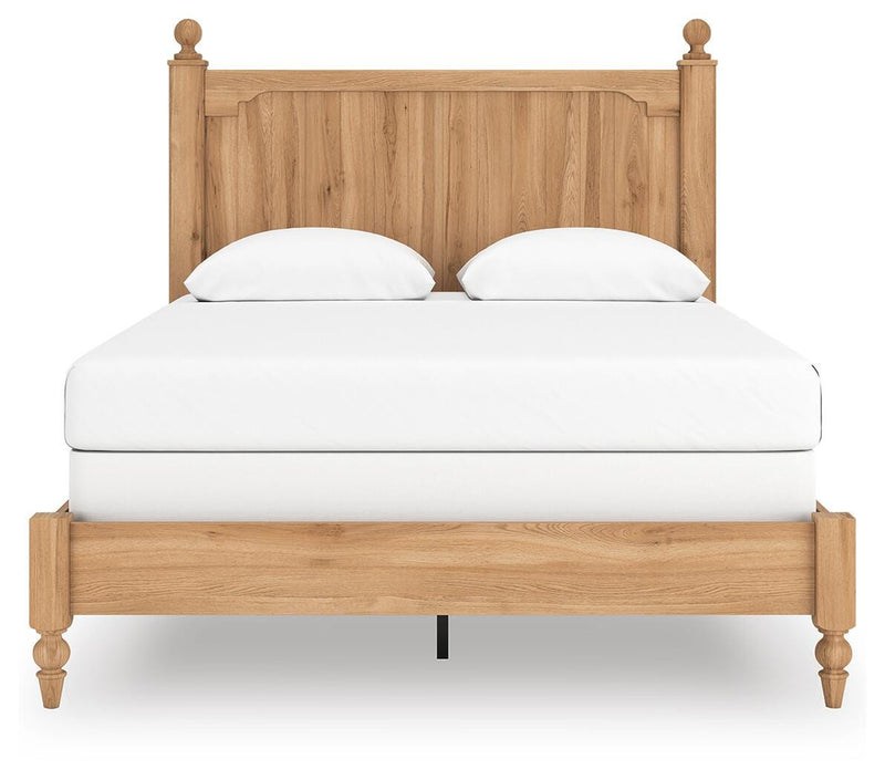 Aleaport Queen Panel Bed with Dresser and Chest in Warm Brown - PKG022644