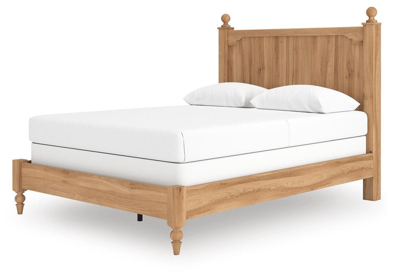 Aleaport Queen Panel Bed with Dresser and Chest in Warm Brown - PKG022644