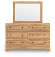 Aleaport Twin Panel Bed, Dresser and Mirror - PCB1075B3