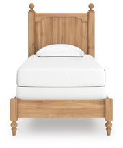 Aleaport Twin Panel Bed with Dresser and Chest in Warm Brown - PKG022628