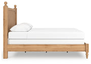 Aleaport Warm Brown Queen Panel Bed - PCB1075B7