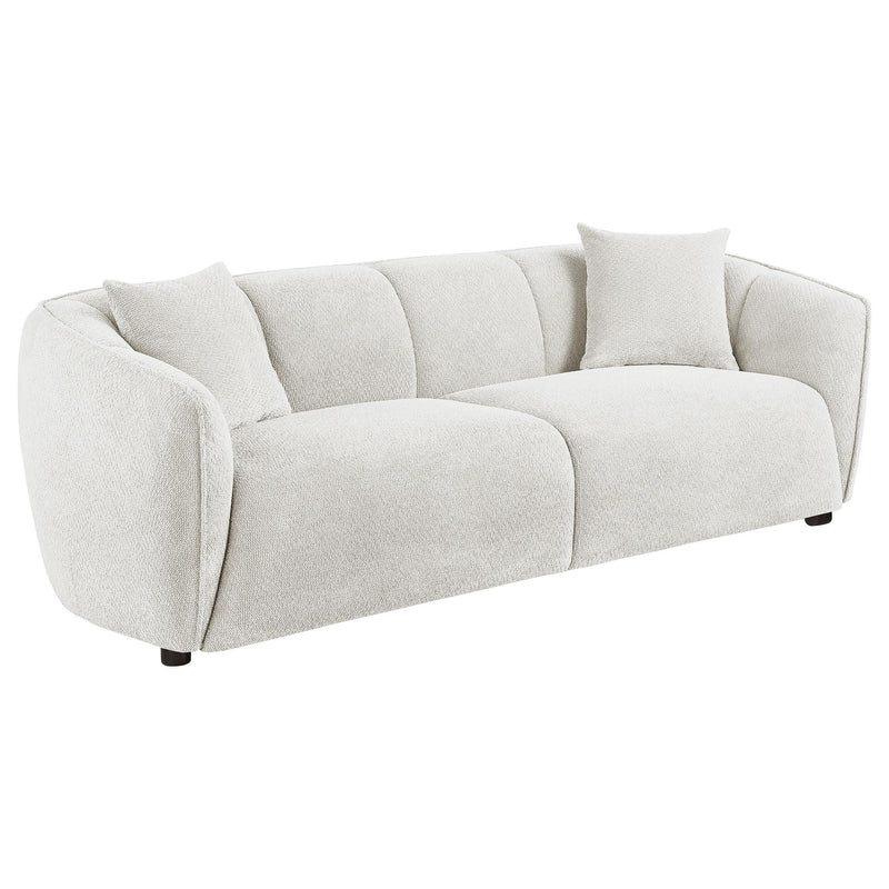 Aleisha 2-piece Fabroc Upholstered Sofa Set Sand - 503064-S2