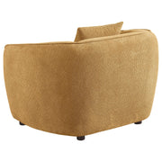 Aleisha 3-piece Fabric Upholstered Sofa Set Mustard Yellow - 503061-S3