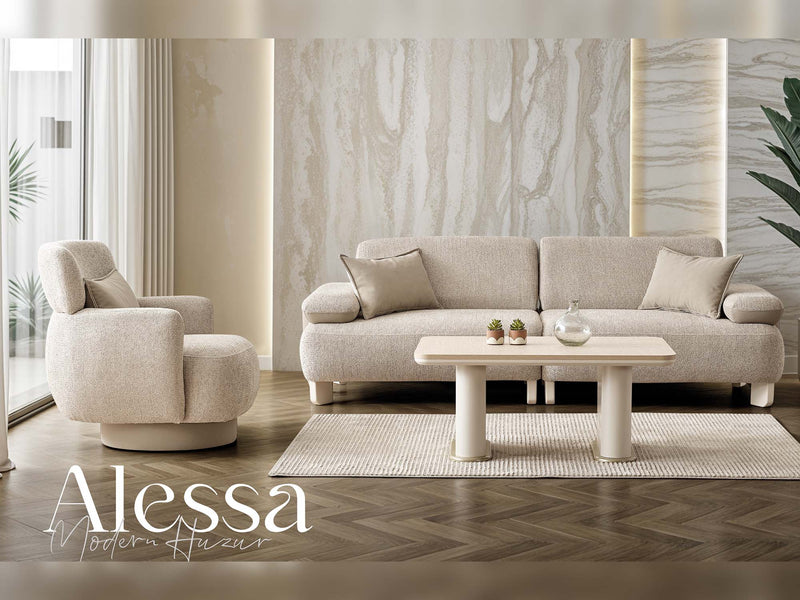 Alessa Al Chair in Cream - 200-ALT-ALE-B
