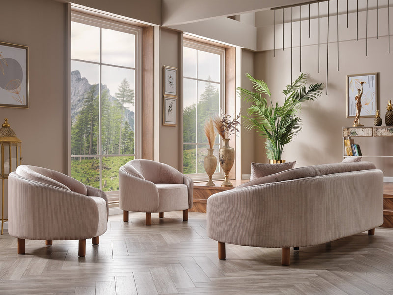 Alessa Chair Cream in Cream - 101-ALE-SZ553-B
