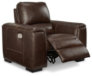 Alessandro Walnut Power Recliner - DMV FurniturePower Recliner