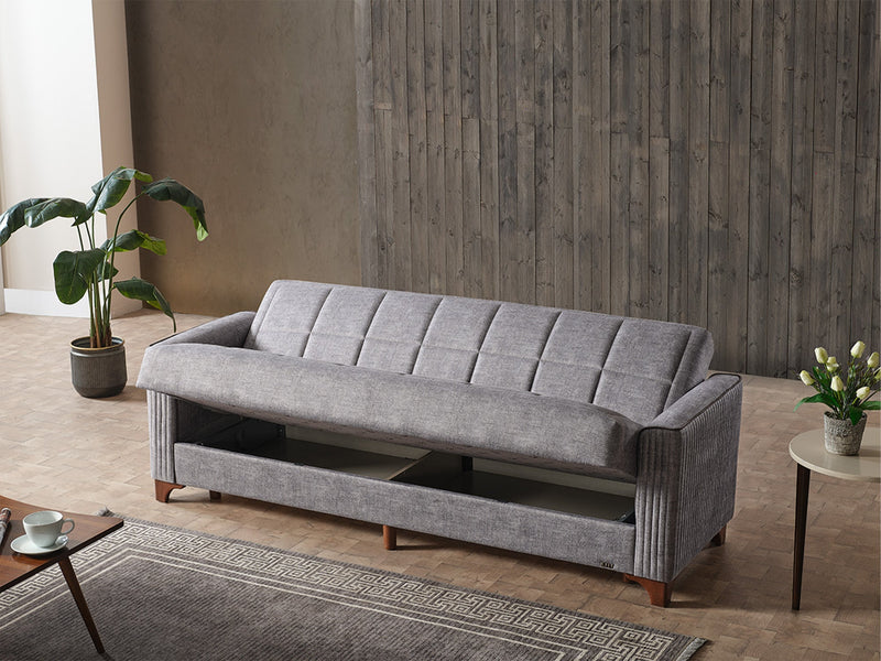Alfa Elf Convertible Loveseat in Grey - 200-ELIF-ALF-E170-2