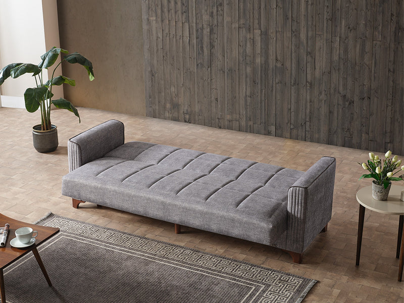 Alfa Elf Convertible Loveseat in Grey - 200-ELIF-ALF-E170-2