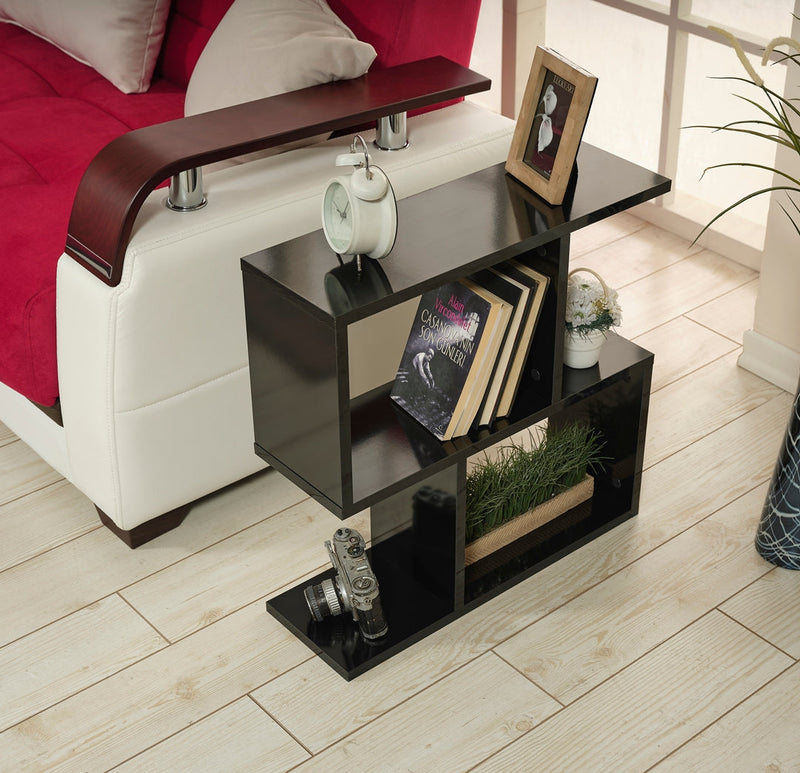Alfa Side Table - Bookcase in Grey - 710-ALF-BC-GREY