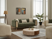 Alfa Stationary Sofa in Cream - 200-SIM-ALF-CALVE03-3