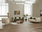 Alfa Stationary Sofa in Green - 200-SIM-ALF-CALVE14-3