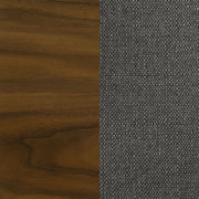 Alfredo Dining Side Chair Grey and Natural Walnut (Set of 2) - 108082