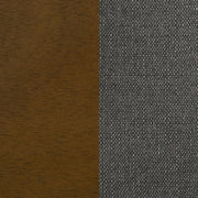Alfredo Upholstered Dining Bench Grey and Natural Walnut - 108083