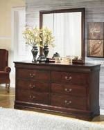 Alisdair Dark Brown Bedroom Mirror - DMV FurnitureMirror