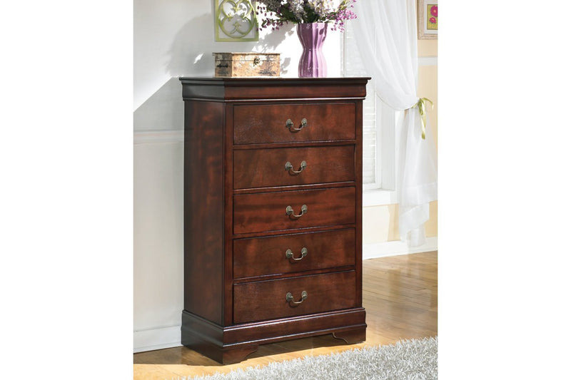 Alisdair Dark Brown Chest of Drawers - DMV FurnitureChest