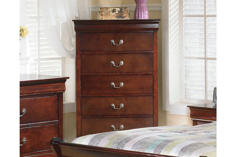 Alisdair Dark Brown Chest of Drawers - DMV FurnitureChest
