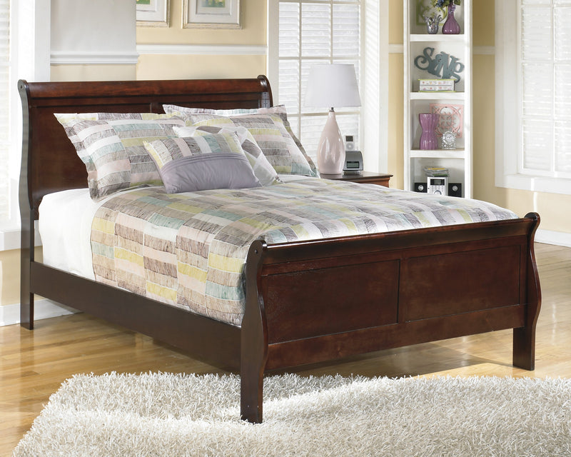 Alisdair Dark Brown Full Sleigh Bed - DMV FurnitureFull Bed