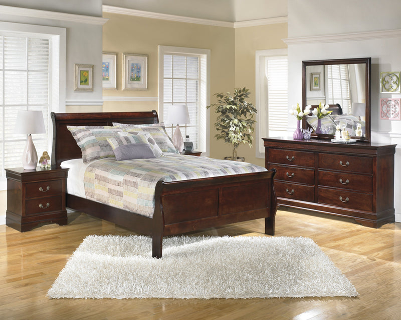 Alisdair Dark Brown Full Sleigh Bed - DMV FurnitureFull Bed