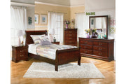 Alisdair Dark Brown Nightstand - DMV FurnitureNightstand