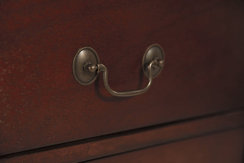 Alisdair Dark Brown Nightstand - DMV FurnitureNightstand