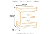 Alisdair Dark Brown Nightstand - DMV FurnitureNightstand