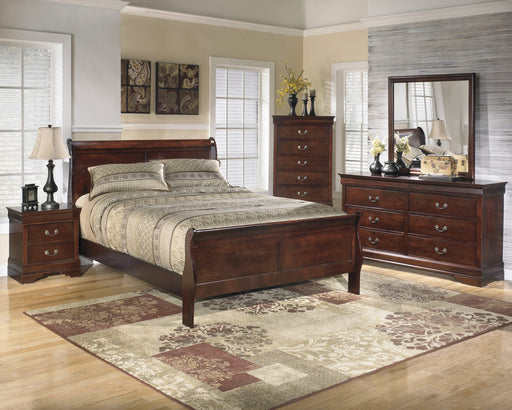 Alisdair Dark Brown Sleigh Bedroom Set - DMV Furniture