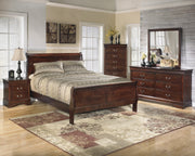 Alisdair Dark Brown Sleigh Bedroom Set - DMV Furniture