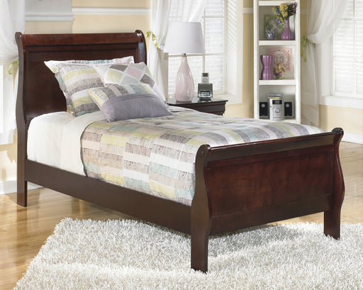 Alisdair Dark Brown Twin Sleigh Bed - DMV FurnitureTwin Bed