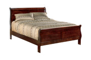 Alisdair Reddish Brown Queen Sleigh Bed - DMV FurnitureQueen Bed