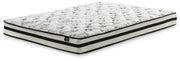Alisdair Twin Sleigh Bed with Mattress in Reddish Brown - PKG000502
