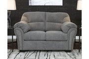 Allmaxx Pewter Loveseat - DMV FurnitureLoveseat
