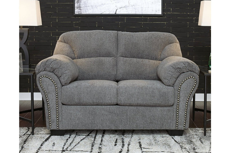 Allmaxx Pewter Loveseat - DMV FurnitureLoveseat