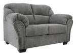 Allmaxx Pewter Loveseat - DMV FurnitureLoveseat