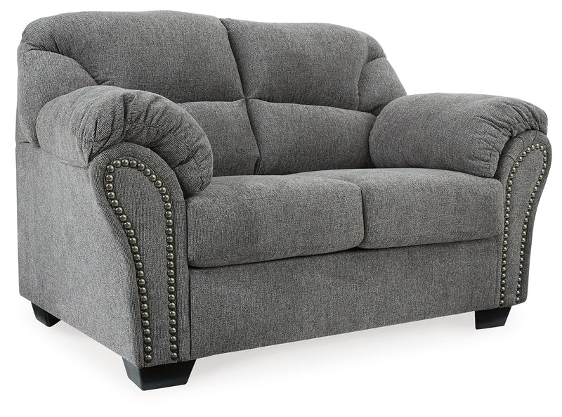 Allmaxx Sofa and Loveseat in Pewter - PKG002321