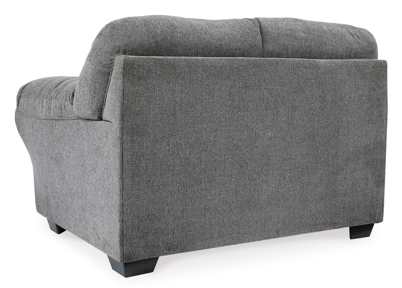Allmaxx Sofa and Loveseat in Pewter - PKG002321