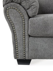 Allmaxx Sofa and Loveseat in Pewter - PKG002321