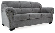 Allmaxx Sofa, Loveseat and Recliner in Pewter - PKG002322